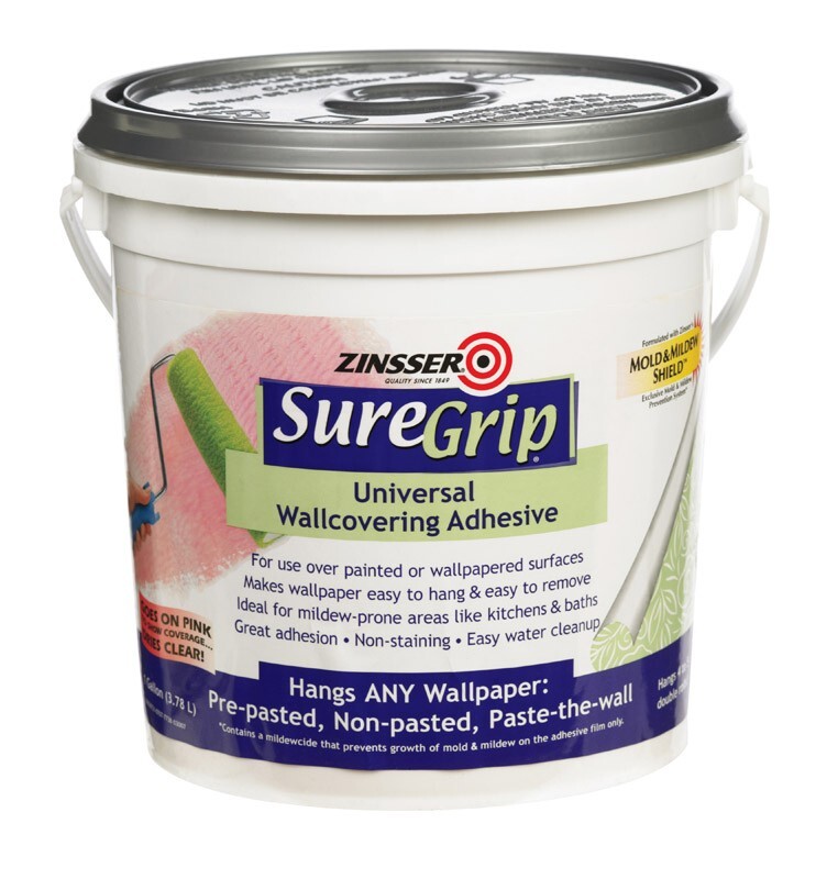 Zinsser SureGrip High Strength Glue Universal Wallcovering Adhesive 1 gal