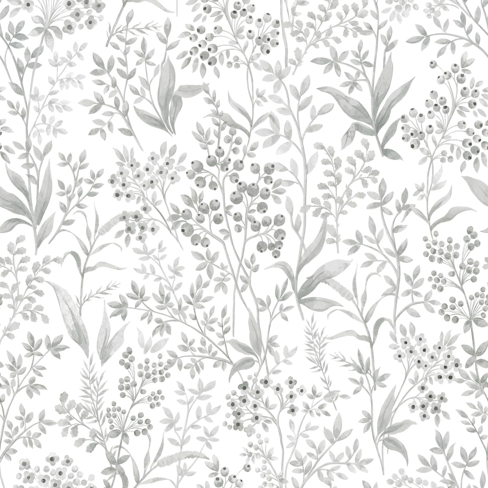 Cohoo Home Gray White Peel and Stick Wallpaper 17.3″×118“, gray white
