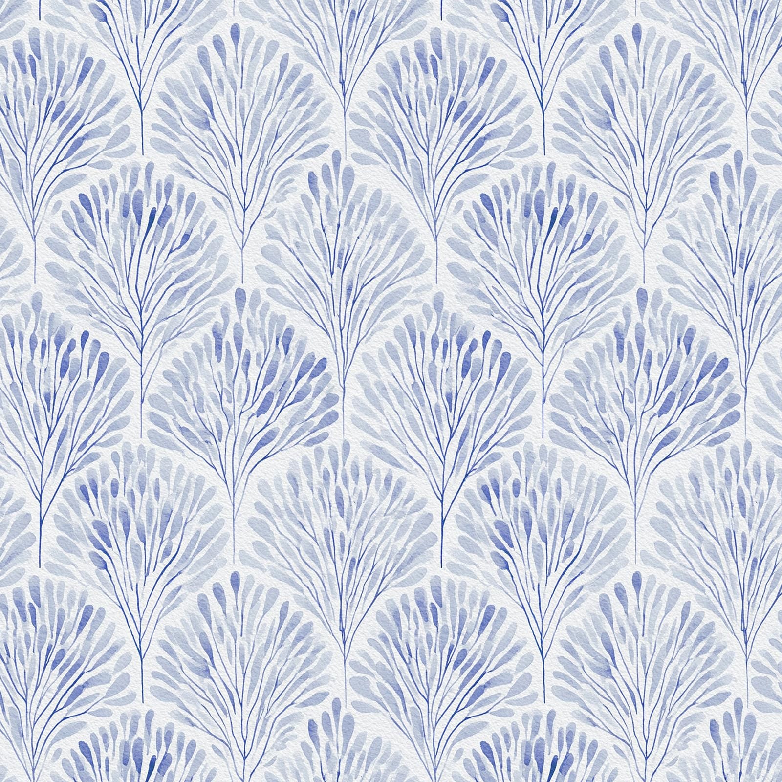 HueBurst Peel and Stick Wallpaper Boho Modern Floral Wall 17.3″ x 80″, Blue