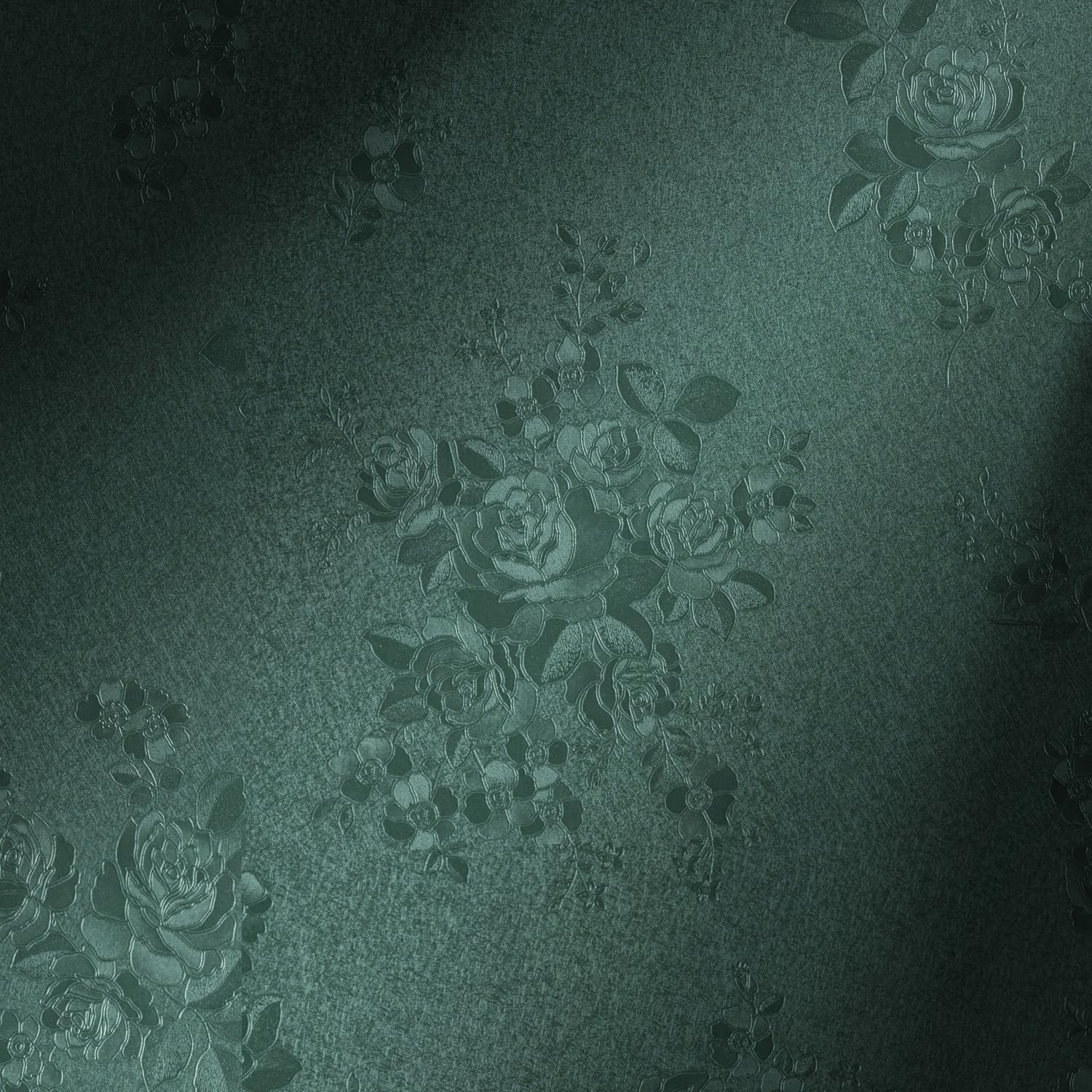 Erfoni 118″x17.7″ Dark Green Wallpaper Thicken 17.7″ x 118″,