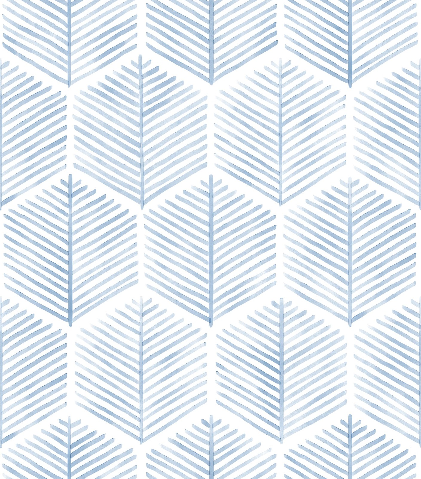 MelunMer Modern Peel and Stick Wallpaper Boho 78.7″×17.3″ （9.5 sq.ft）, Blue