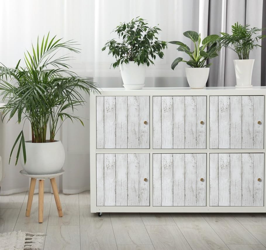 Abyssaly Peel and Stick Wallpaper 17.7″ X 118″ White x 118″, White/Gray