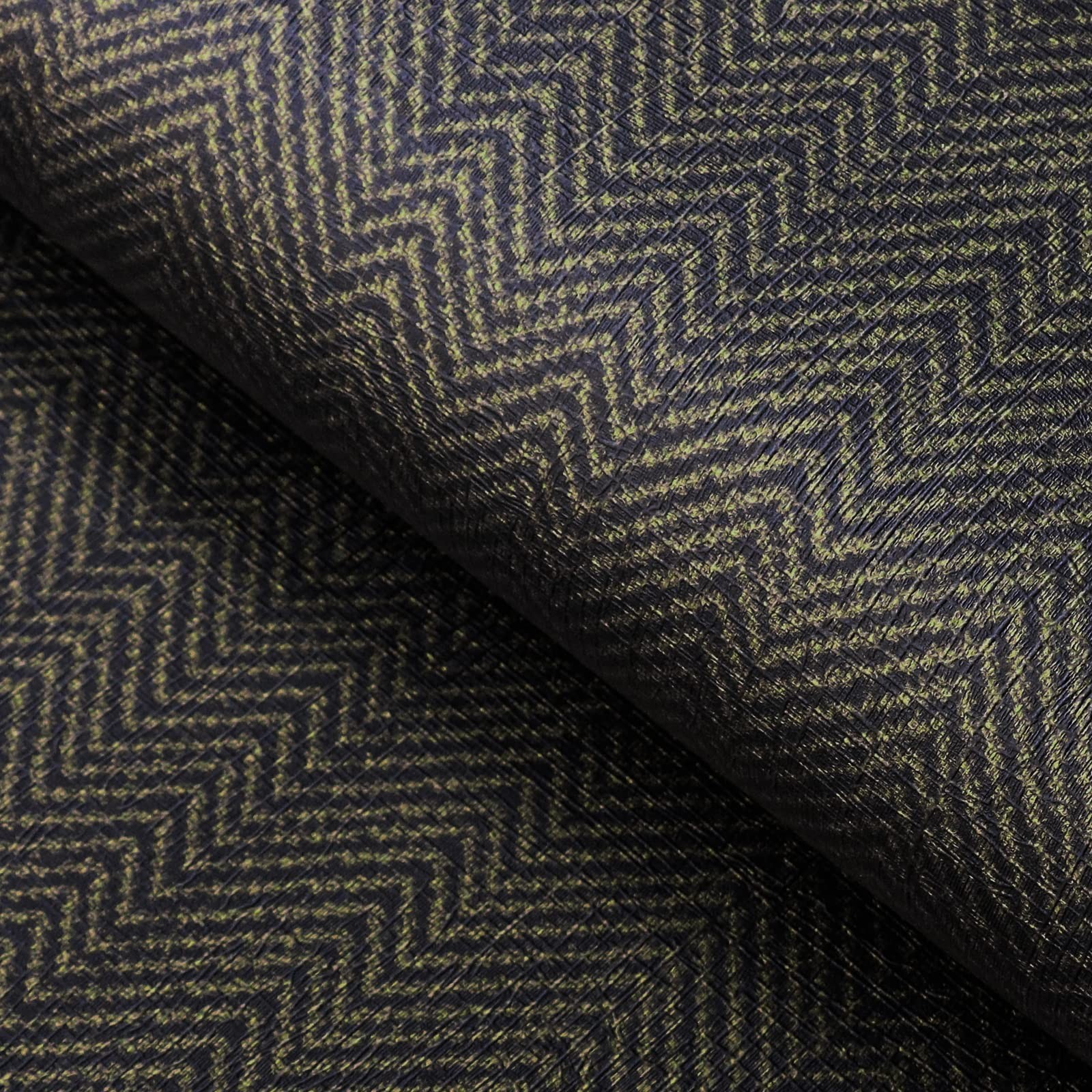 FunStick Black and Gold Geometric Wallpaper Peel 12″ x 200″,