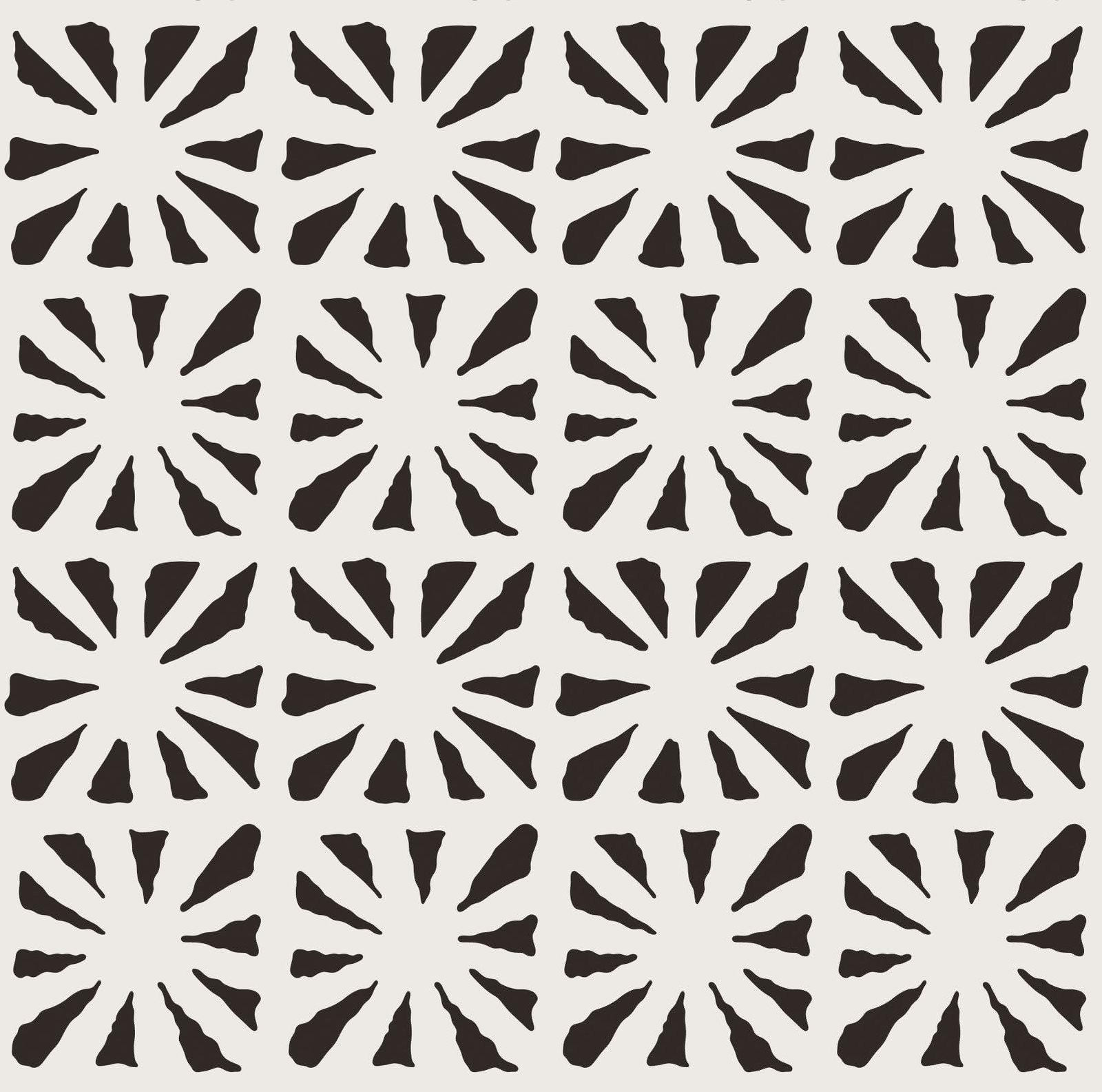 Ismoon Peel and Stick Wallpaper Boho Geometric 17.3″ x 78.7″, Beige Black