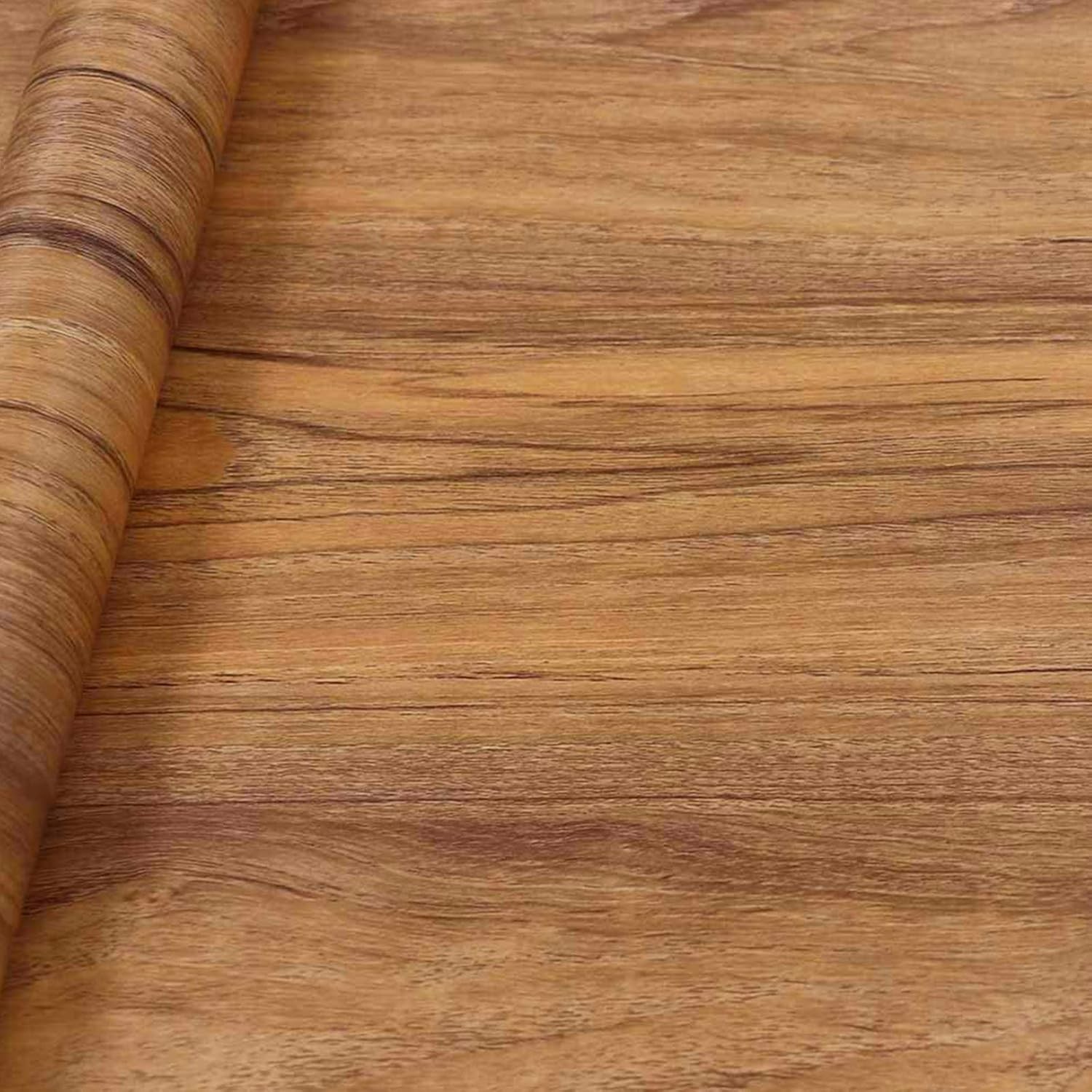 COSNIGHT Wood Grain Contact Paper Peel and Stick Wallpaper 15.7 x 118, Brown