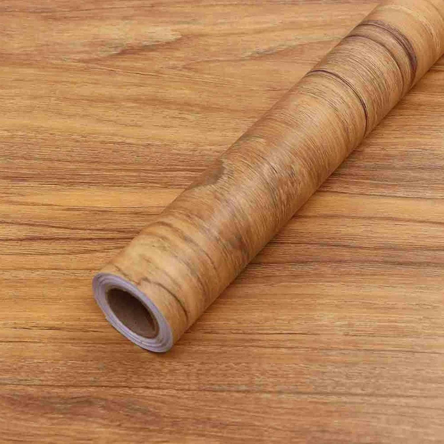COSNIGHT Wood Grain Contact Paper Peel and Stick Wallpaper 15.7 x 118, Brown