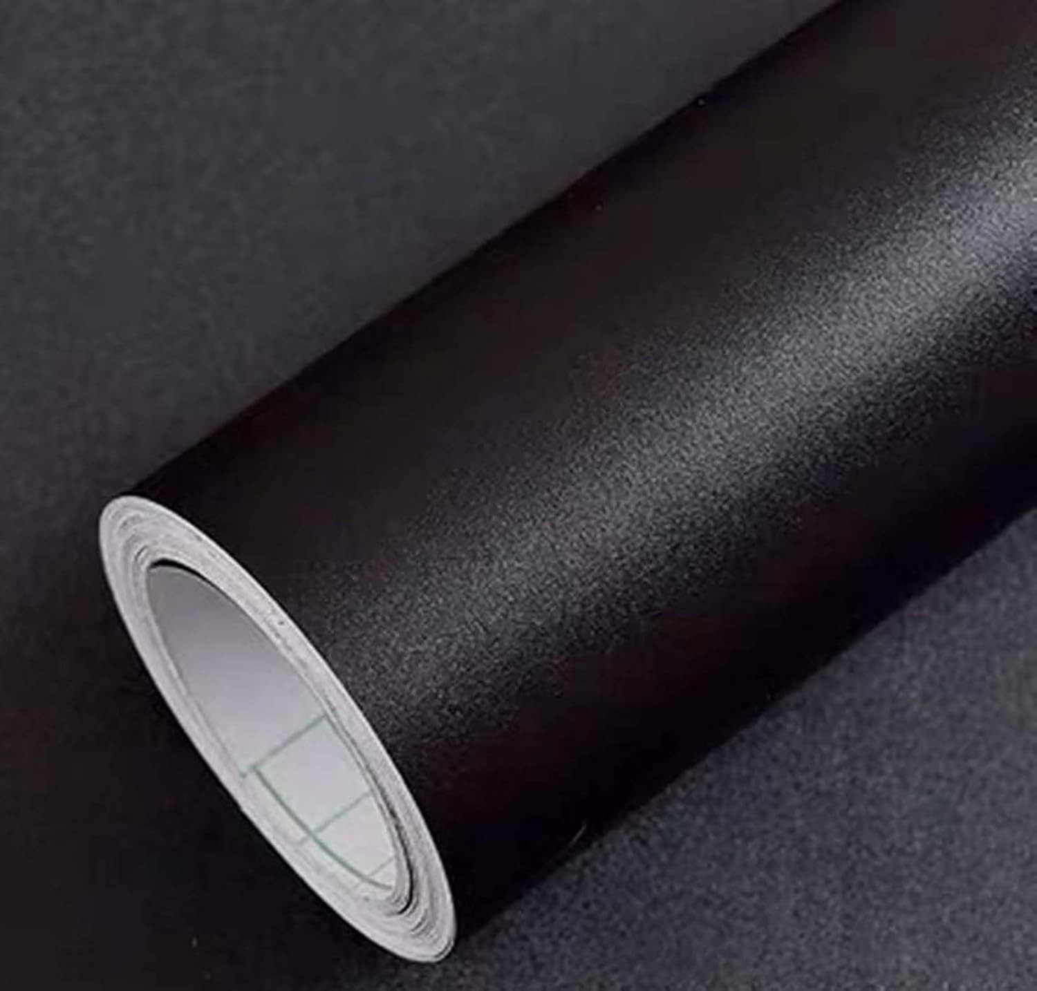 Yancorp Matte Black Wallpaper Plain Vinyl Film 16"x120",