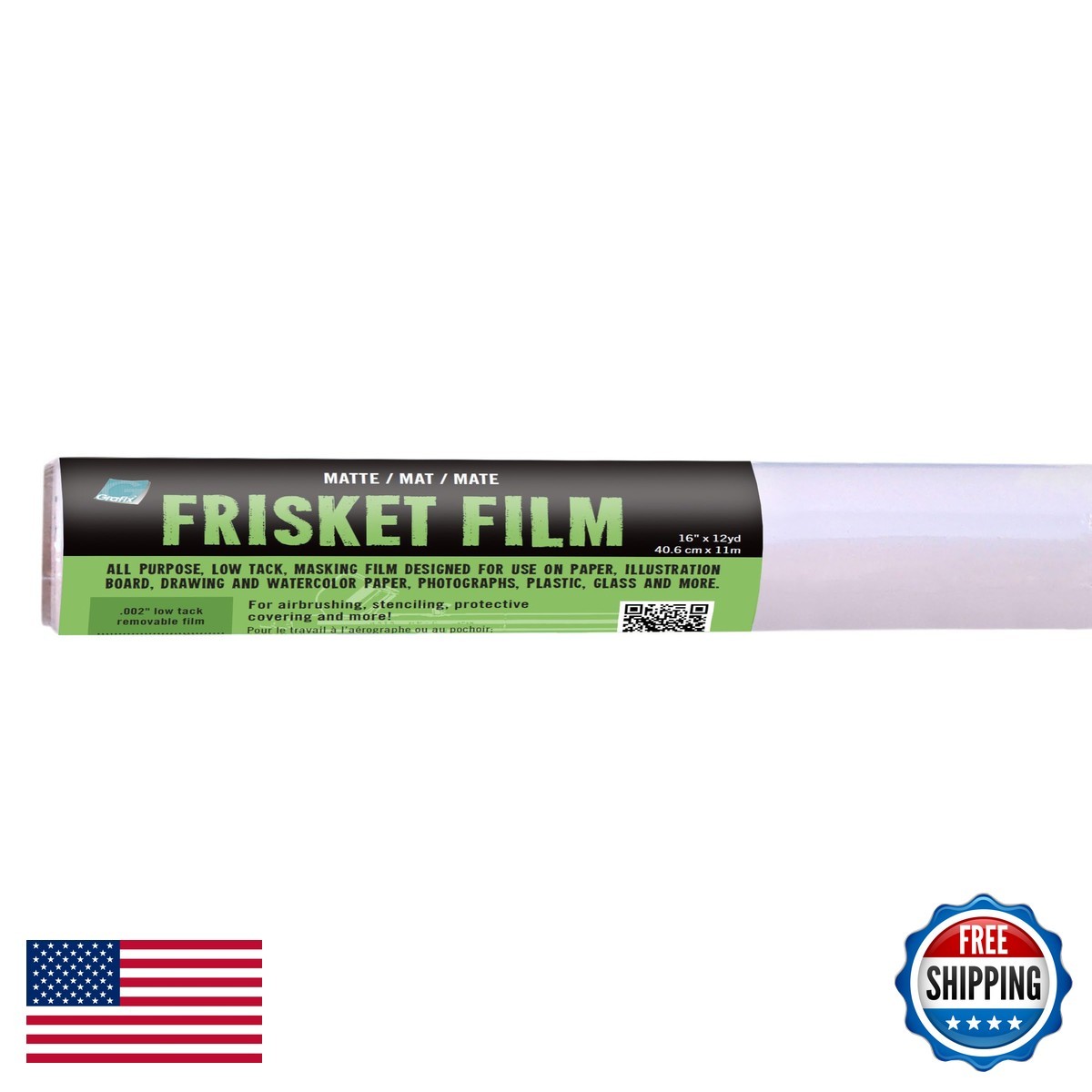 Grafix Frisket Film Matte 16″ x 12 yds Roll RLM1612NMP