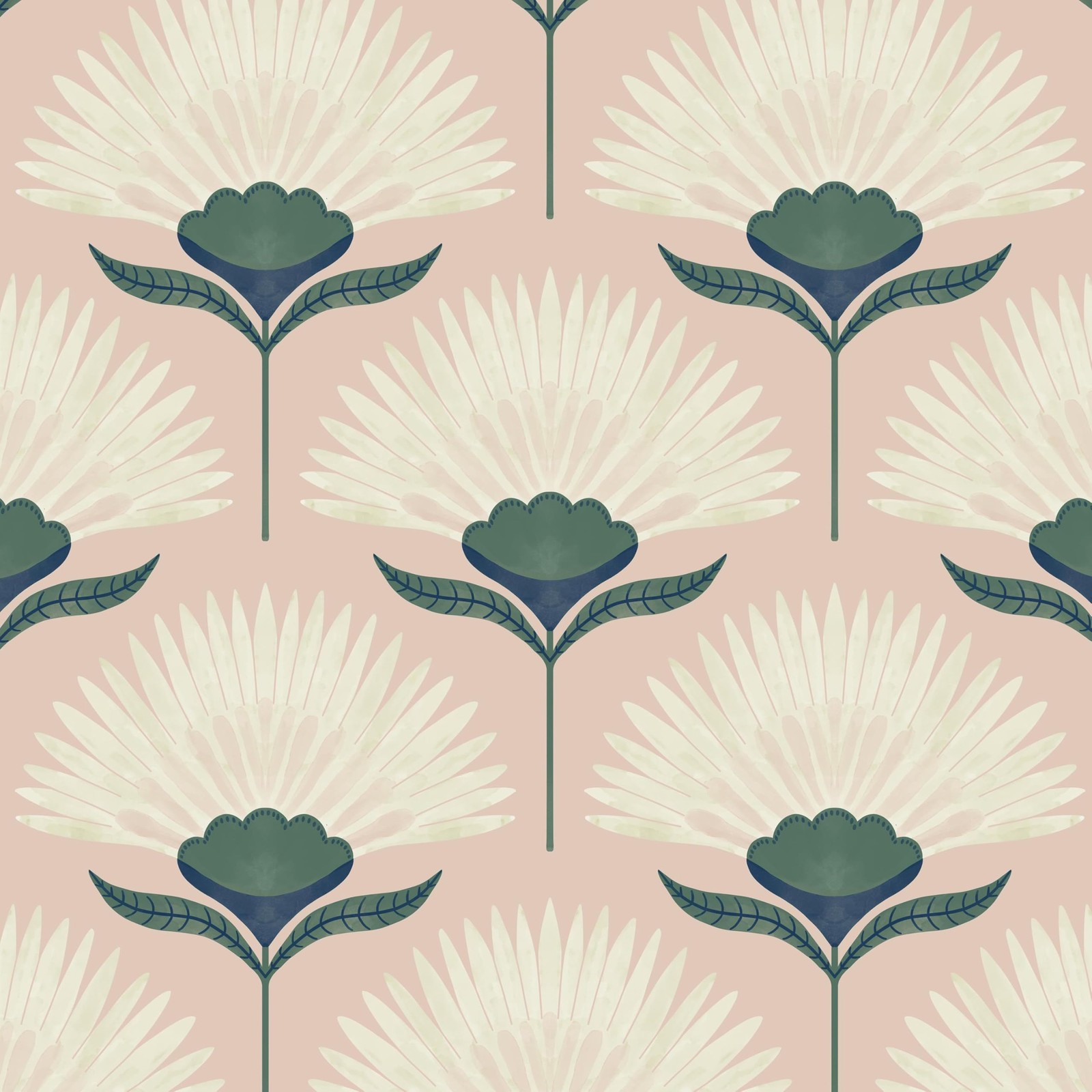CiCiwind Vintage Wallpaper Peel and Stick Botanical 17.3″ x 78.7″, Pink