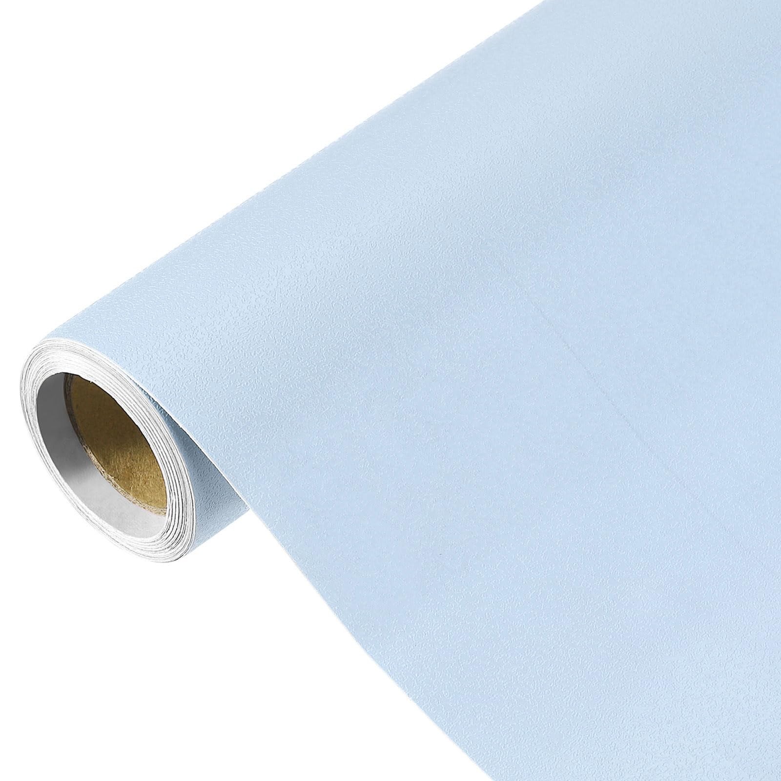 uxcell 118″ x 15.7″ Sky Blue Wallpaper, Peel and Stick x 118″,