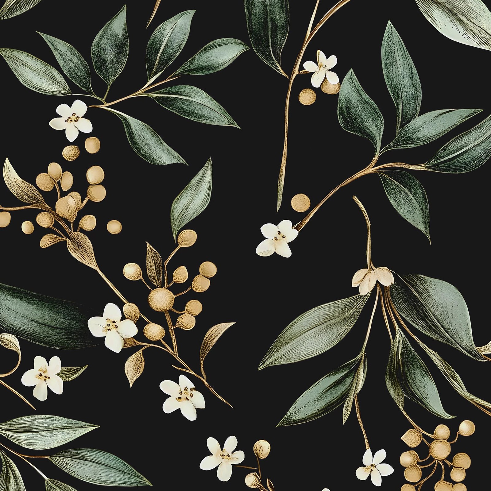 VOLEAAR Dark Peel and Stick Wallpaper 17.5″ x 118″, Black/Green/Yellow