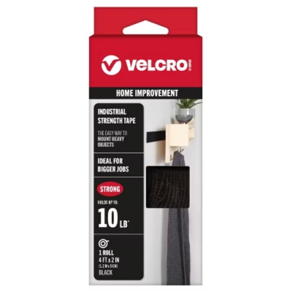 4’x2» Roll Indoor/Outdoor Industrial Strength Tape – Black