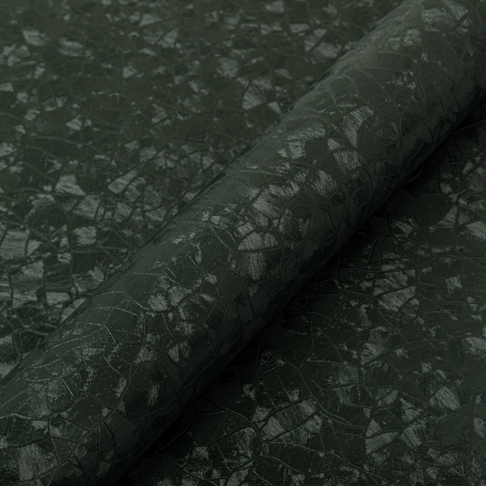 Abyssaly Dark Green Peel and Stick Wallpaper – Modern 15.7″ x 118″,