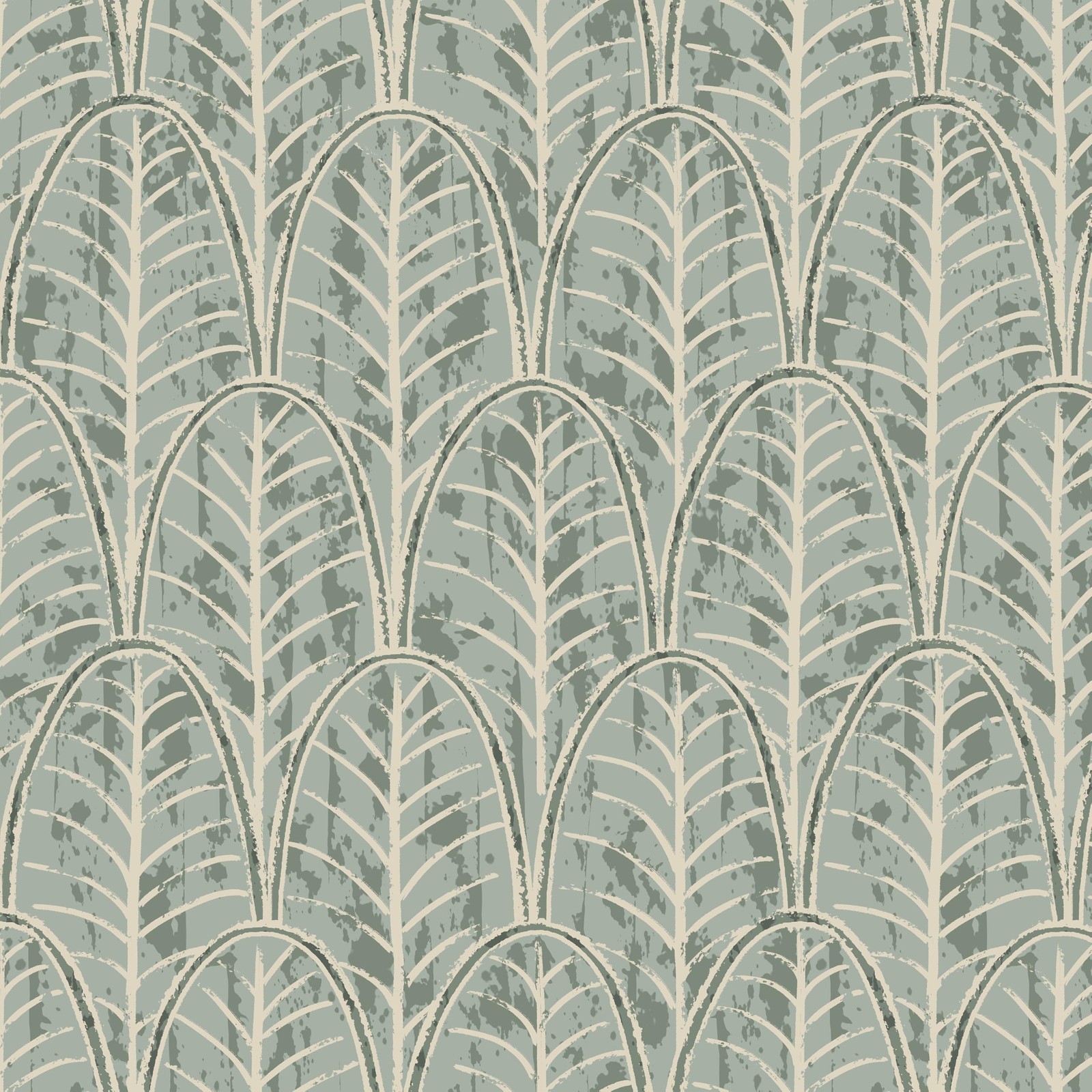 tiltil Peel and Stick Wallpaper Green Leaf 17.3″ x 78.8″,
