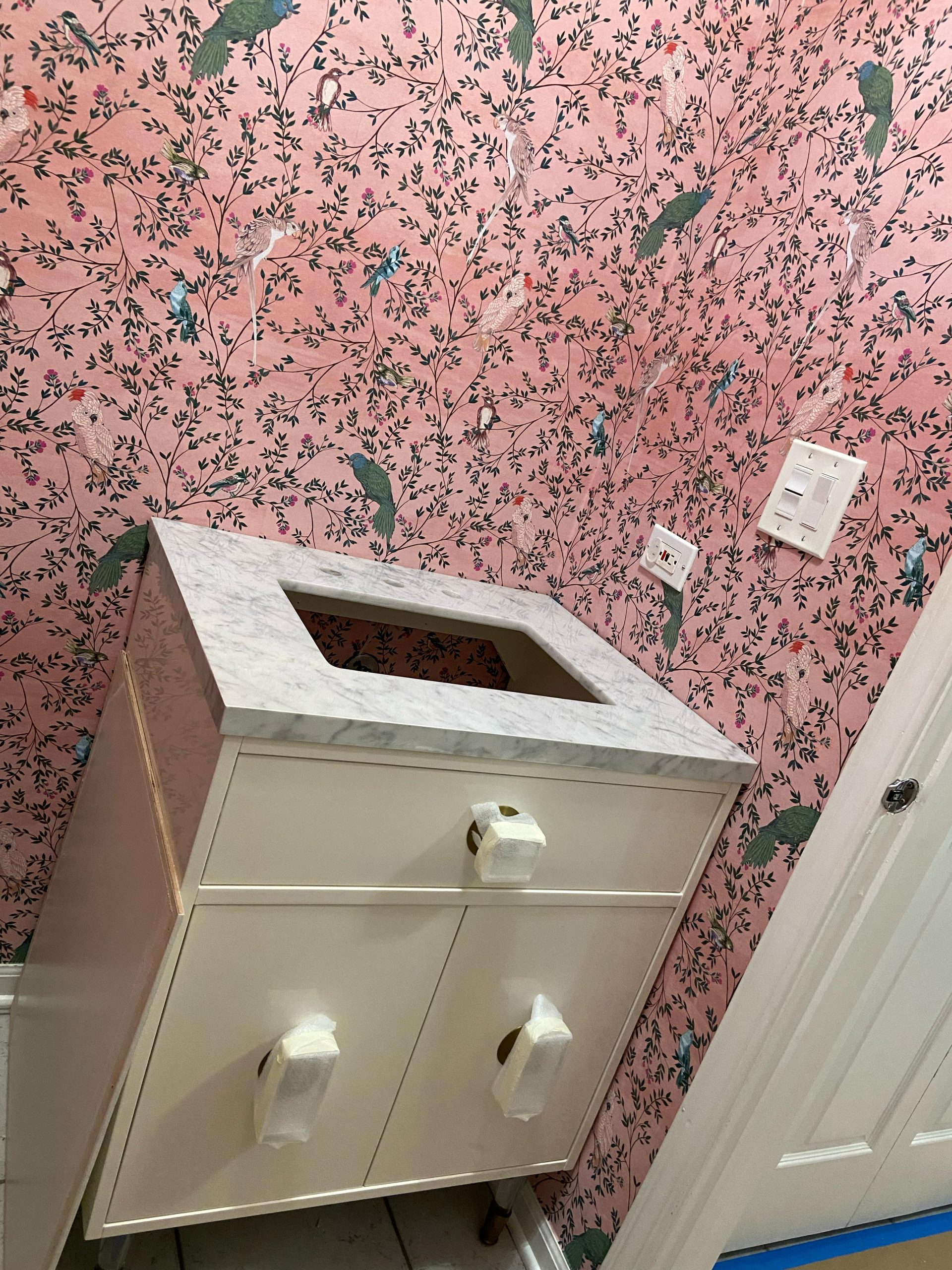 Accent hallway in soft neutral tones